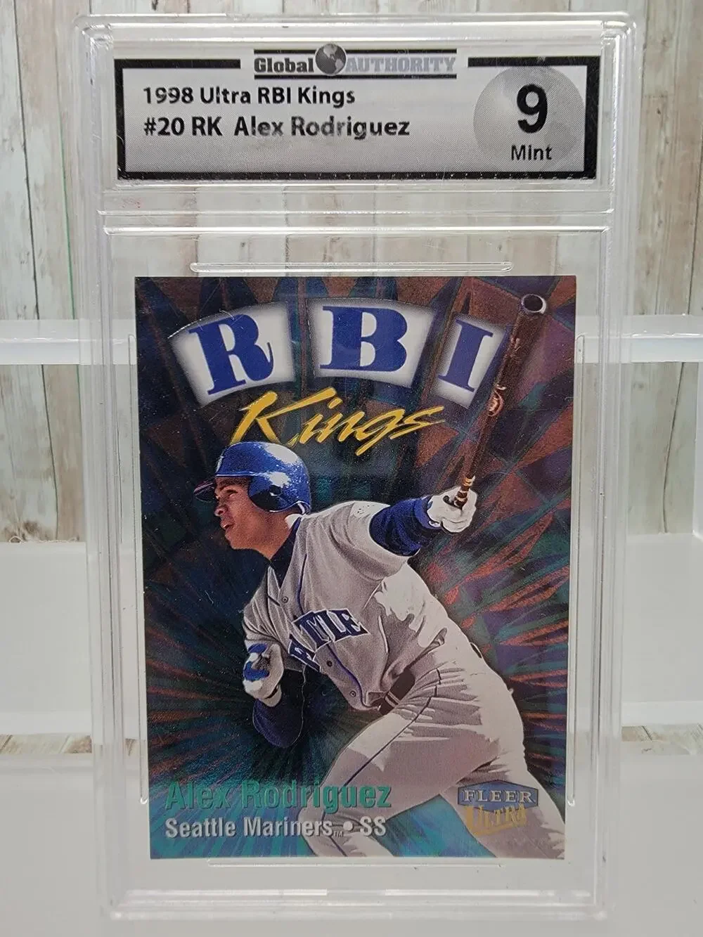 1999 Fleer Ultra RBI Kings Alex Rodriguez Seattle Mariners #20 Global 9 Mint